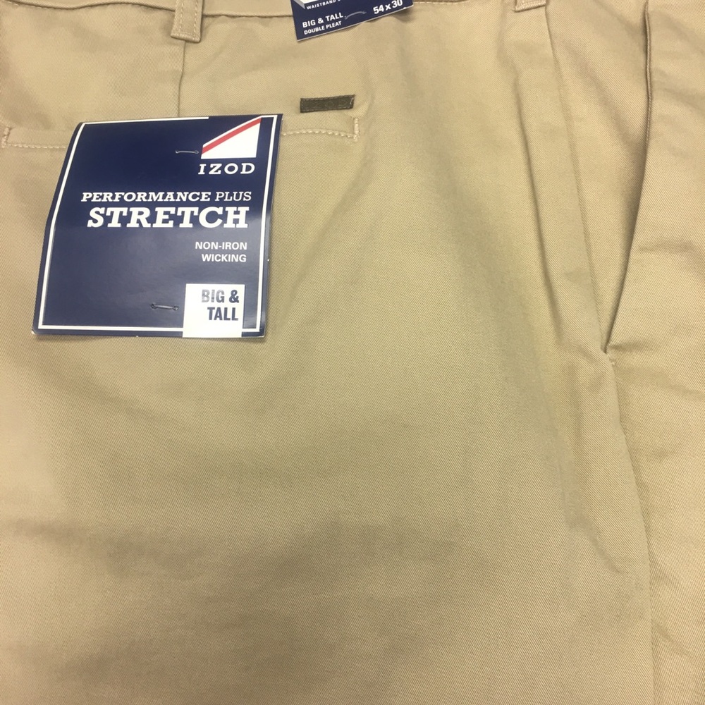IZod Sportflex Big& Tall pants Size  by 54W 30L